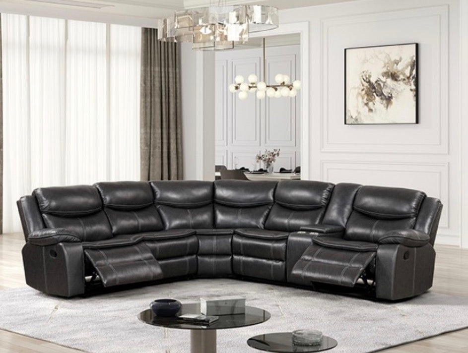 Manual Reclining Sectional ￼