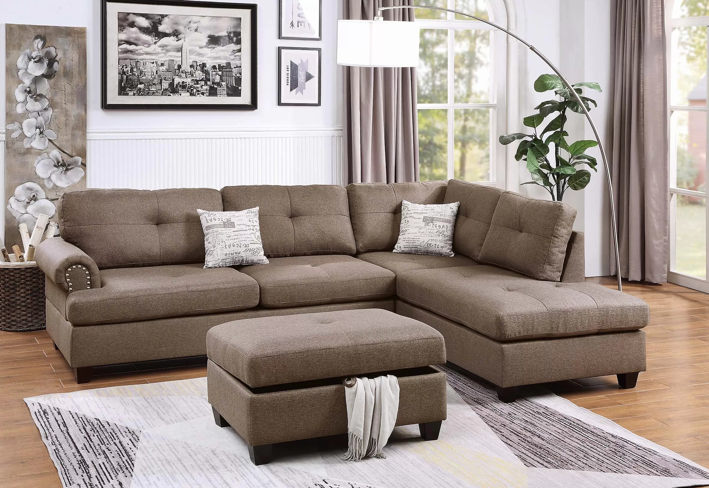 3-Pcs Sectional Set