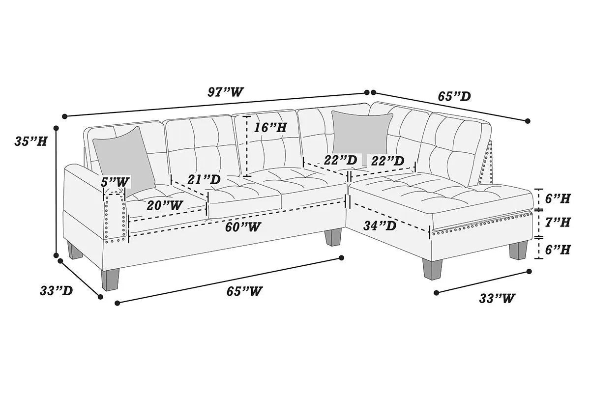 2-Piece Sectional Set