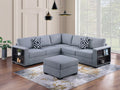 4-Piece Sectional Set W/ Ottoman