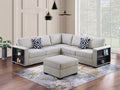 4-Piece Sectional Set W/ Ottoman