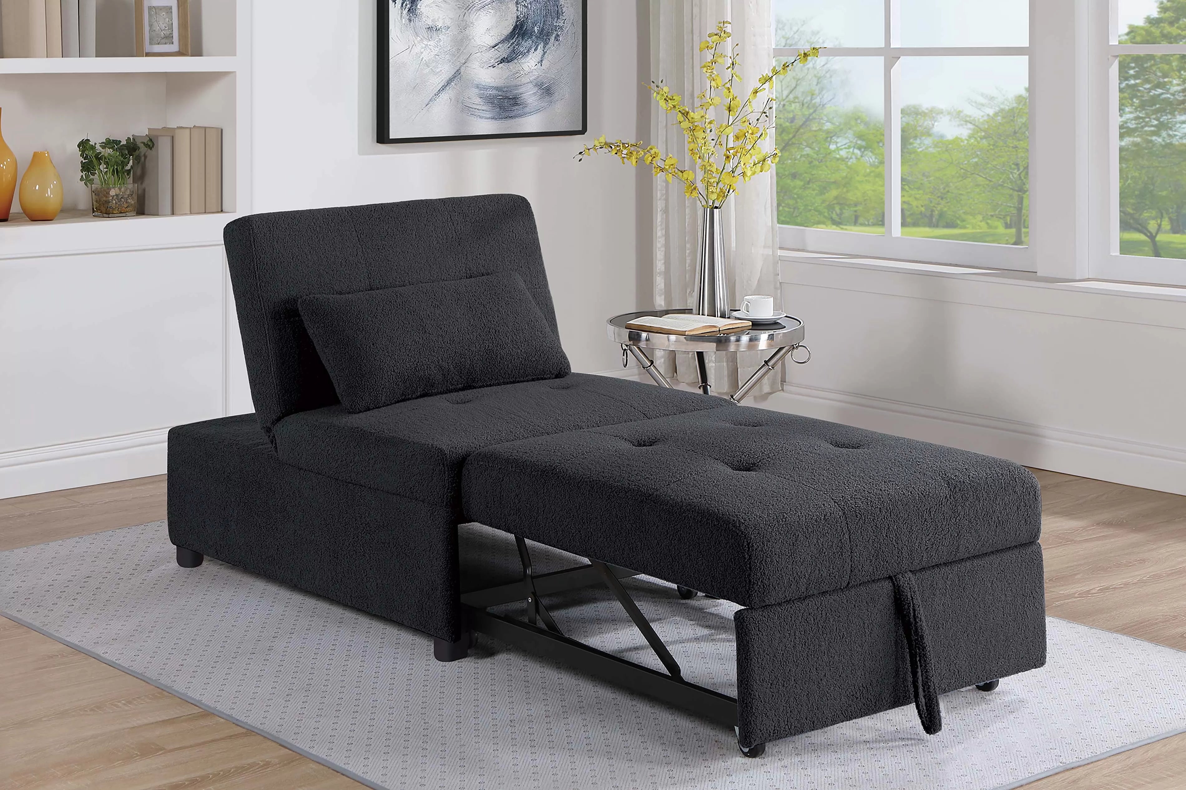 Sleeper Sofa Chair W/ Pull-Out Bed