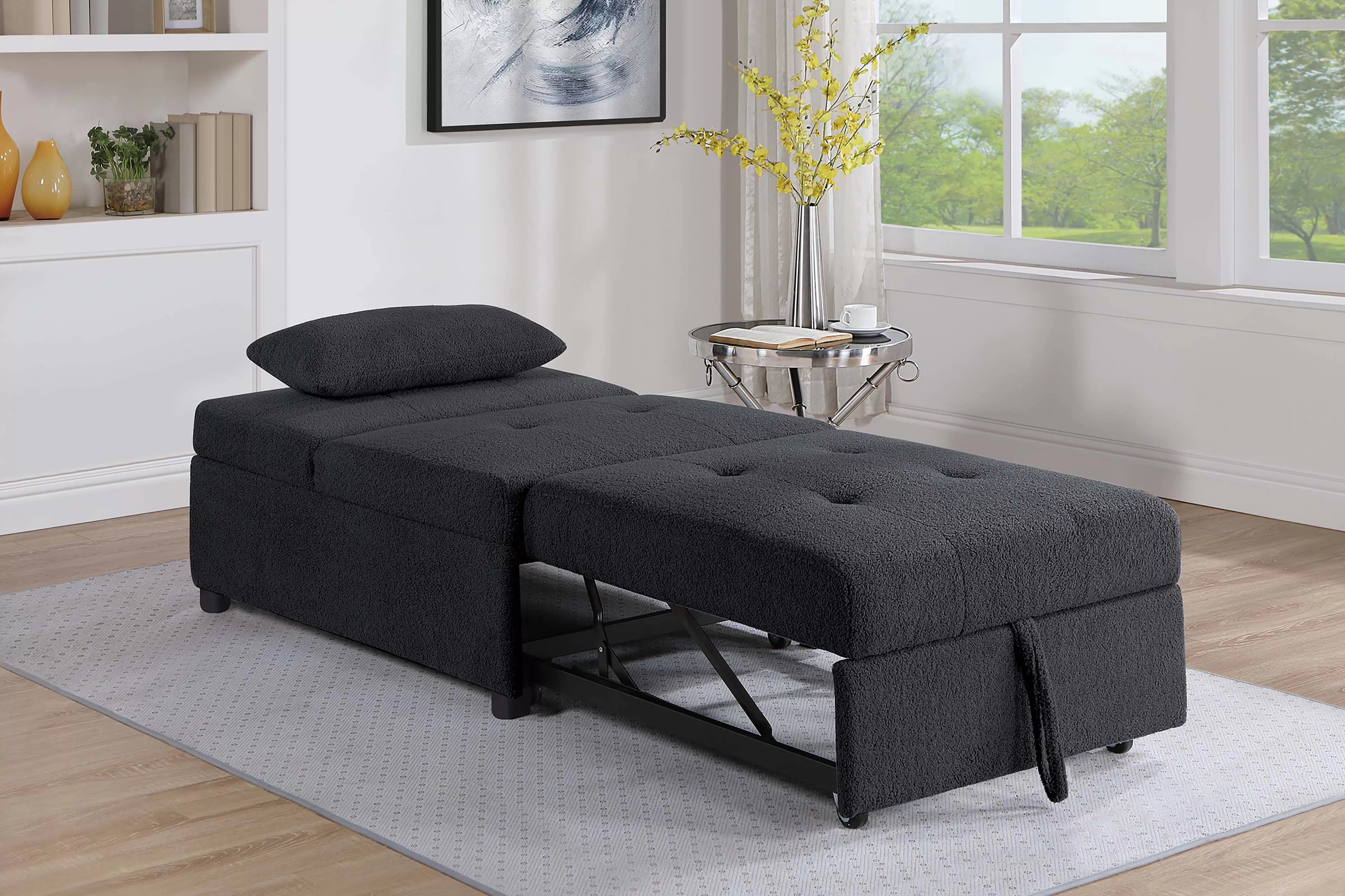Sleeper Sofa Chair W/ Pull-Out Bed