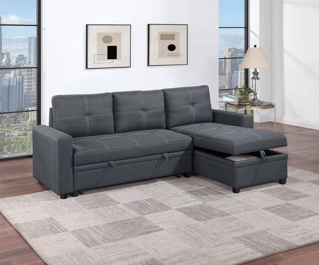 Reversible Convertible Sectional W/Storage