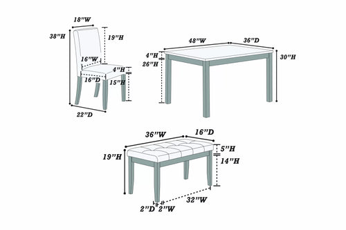 5-Pcs Dining Set