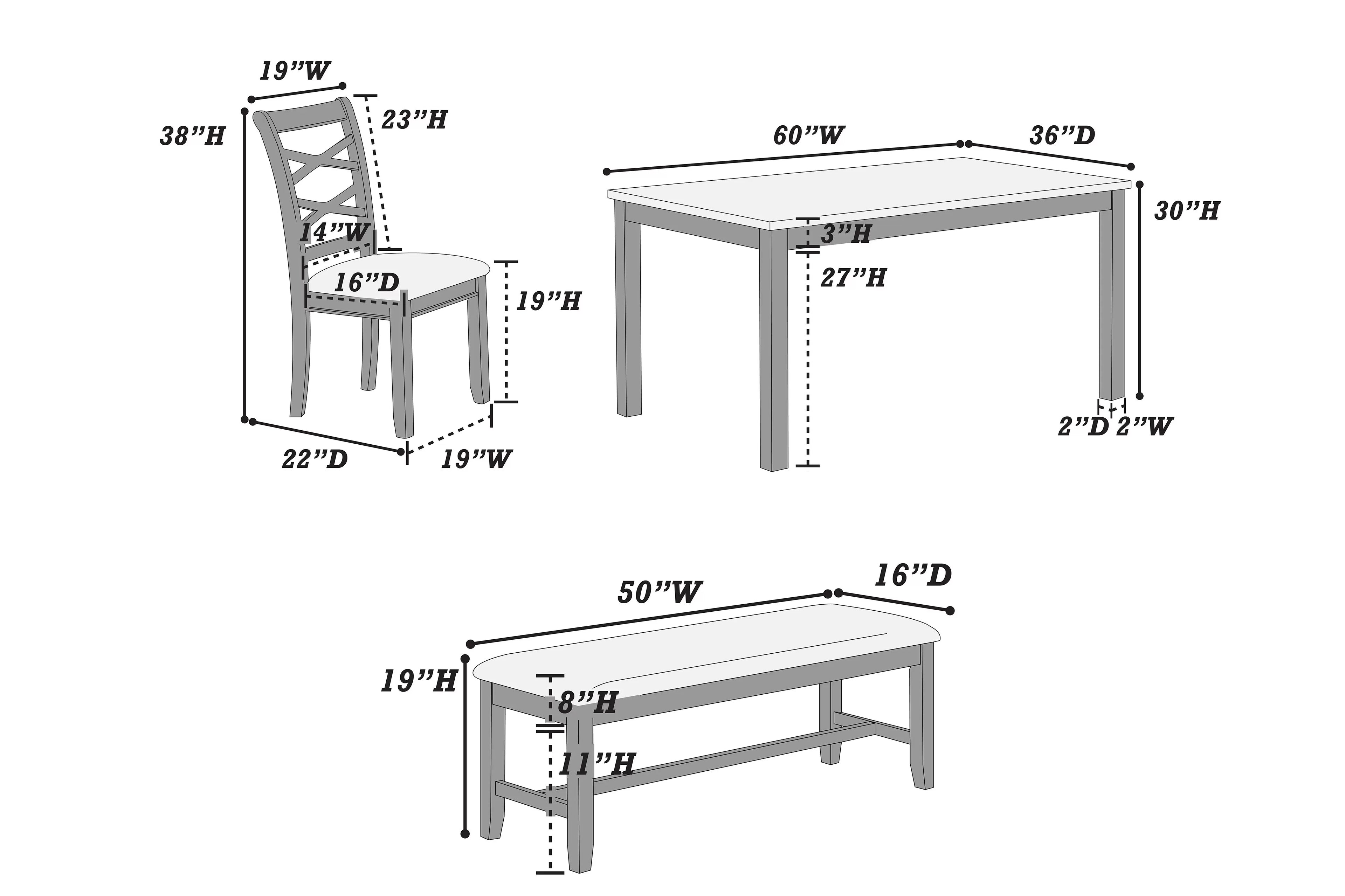 6-Piece Dining Set
