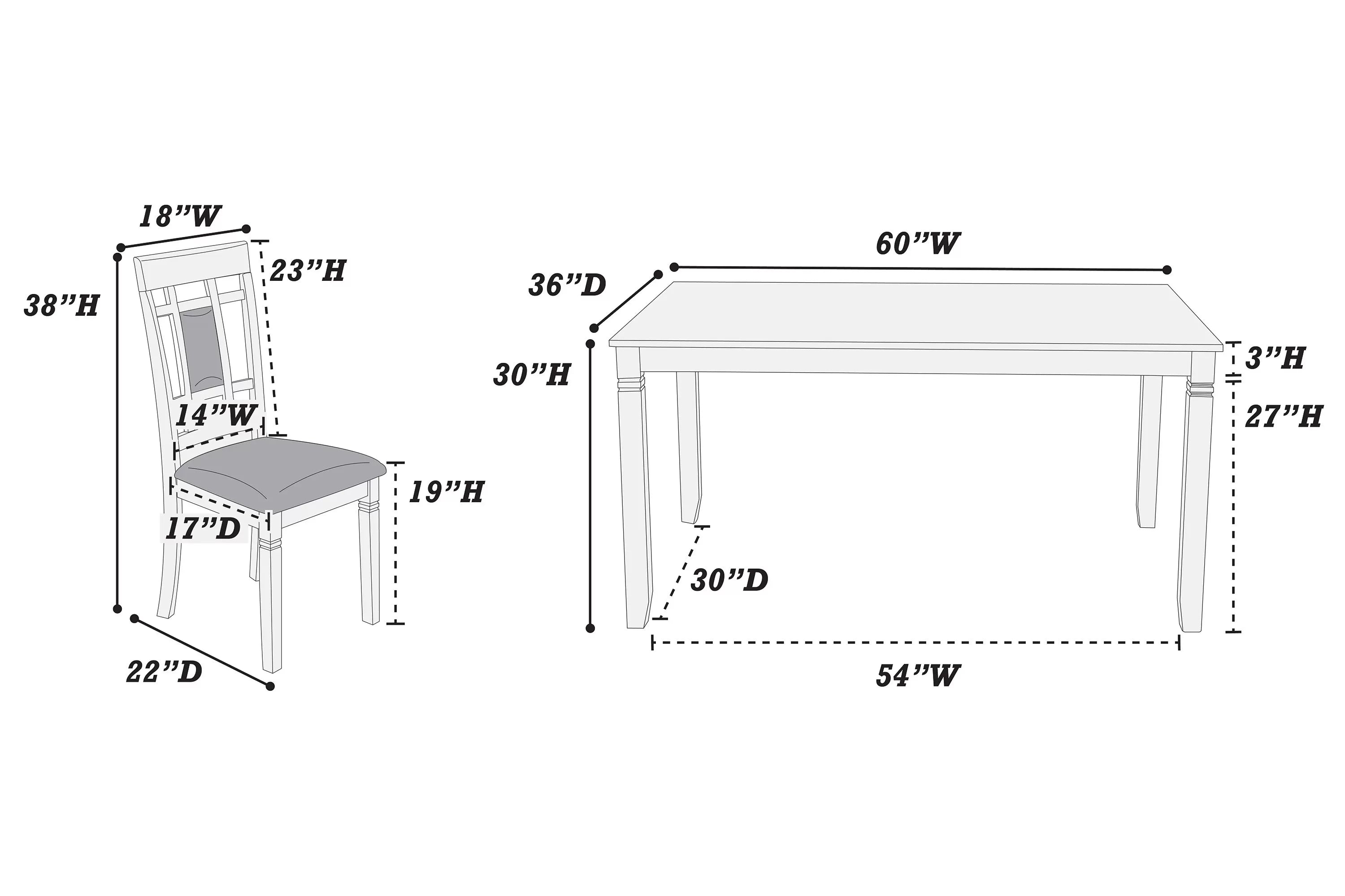 7-Pcs Dining Set