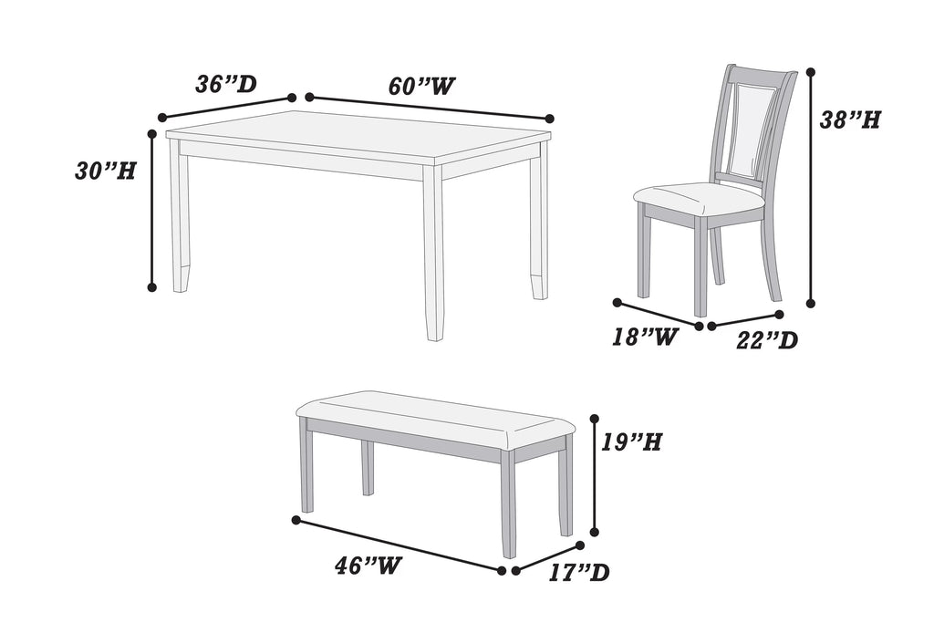 6-Pcs Dining Set