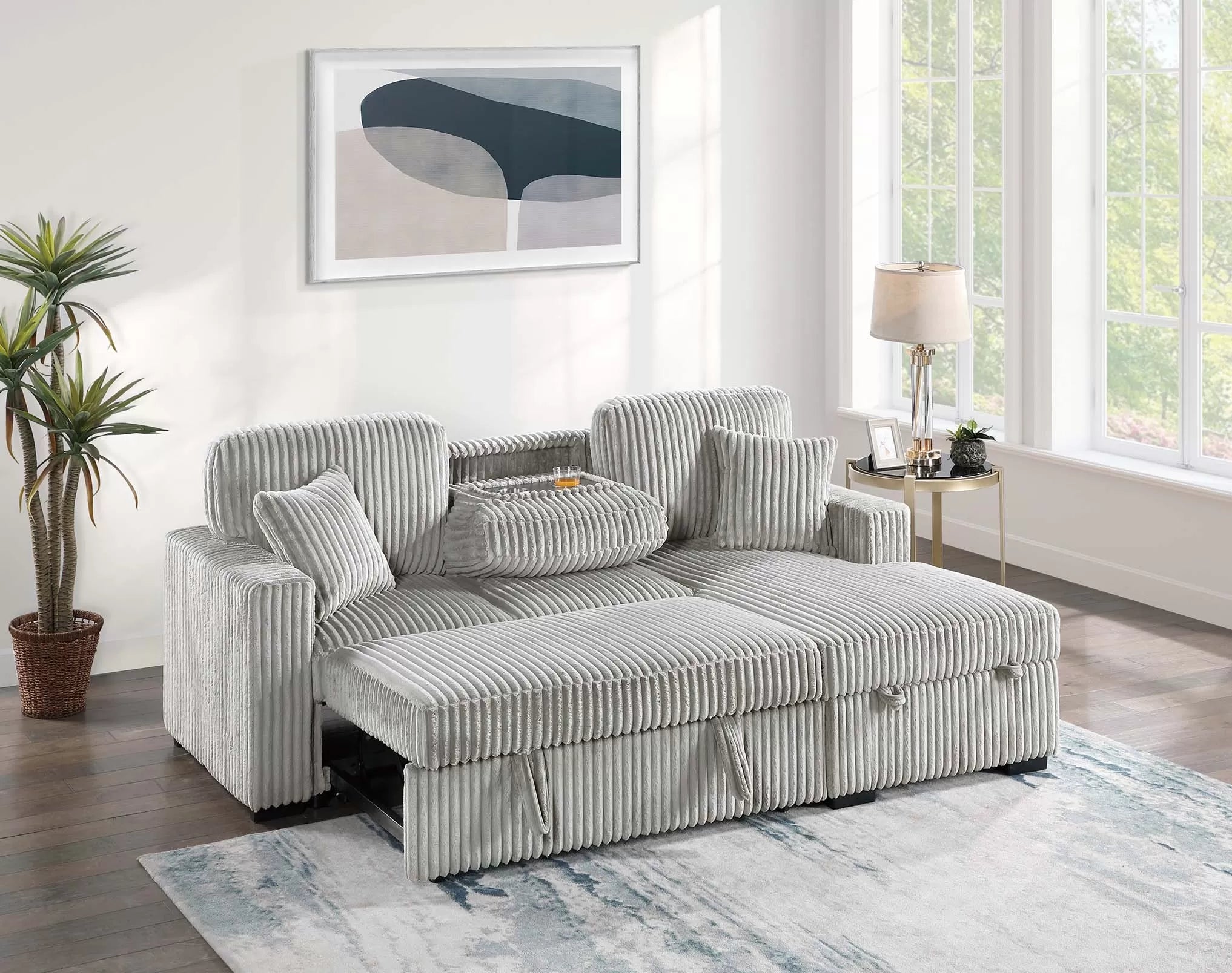 2-Piece Convertible Sectional