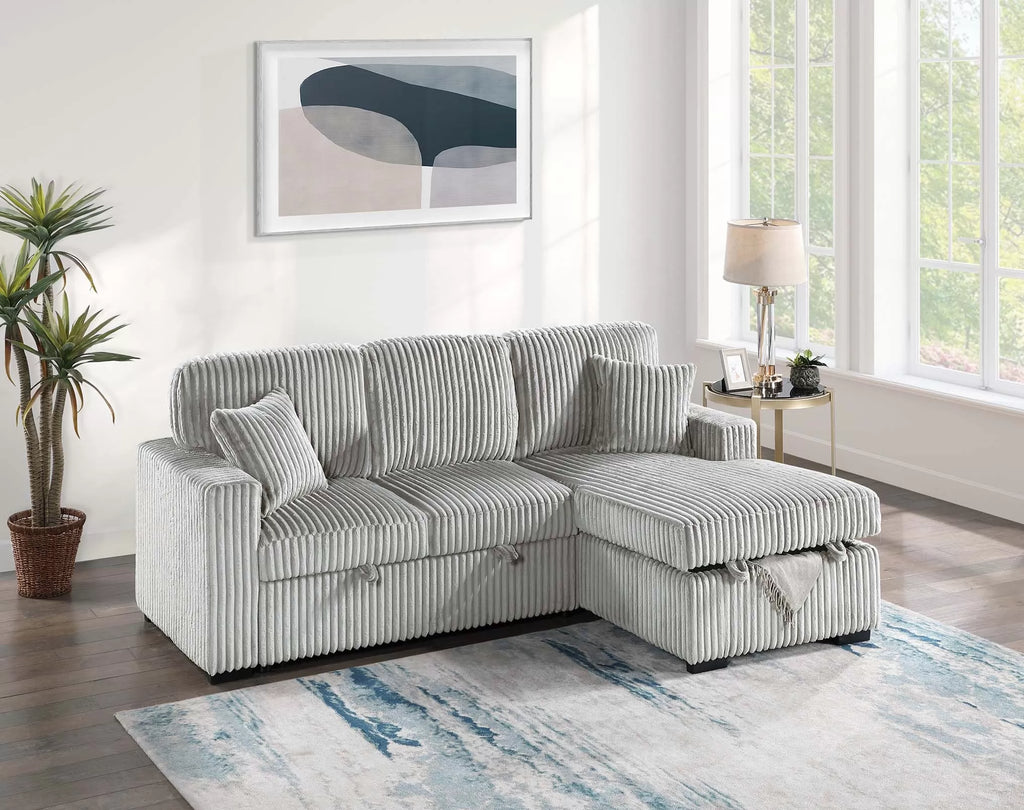 2-Piece Convertible Sectional