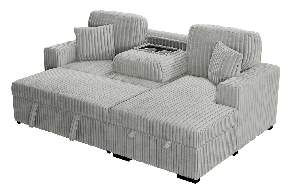 2-Piece Convertible Sectional
