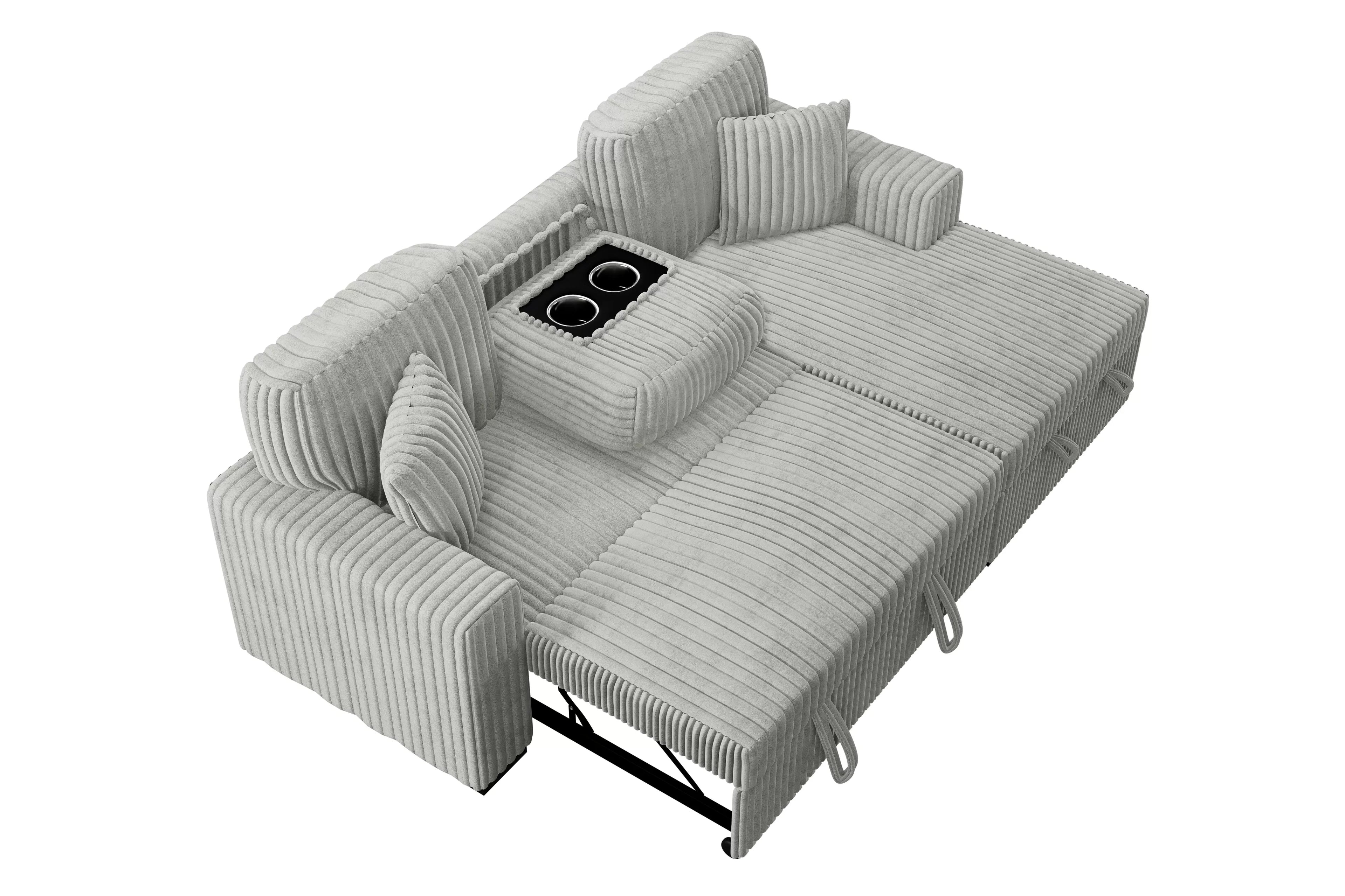 2-Piece Convertible Sectional
