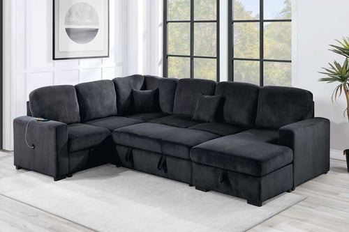 4-Piece Convertible Sectional