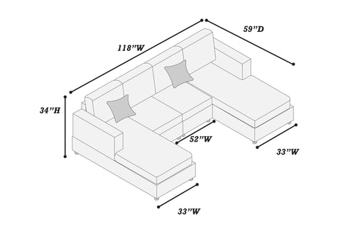 3-Piece Sectional Set