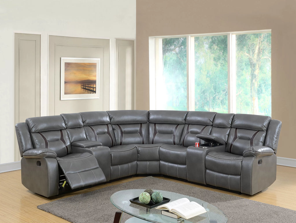 Manual Reclining Sectional ￼