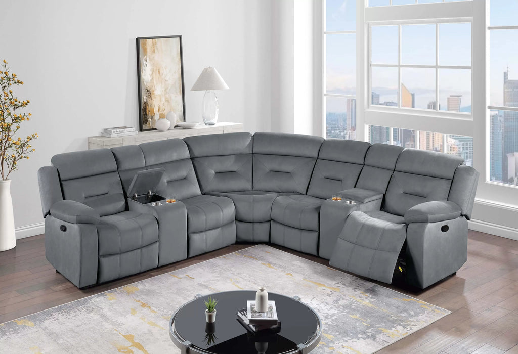Manual Reclining Sectional ￼