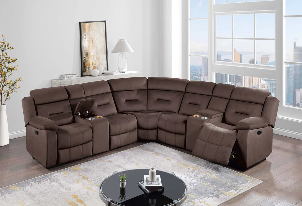 Manual Reclining Sectional ￼￼