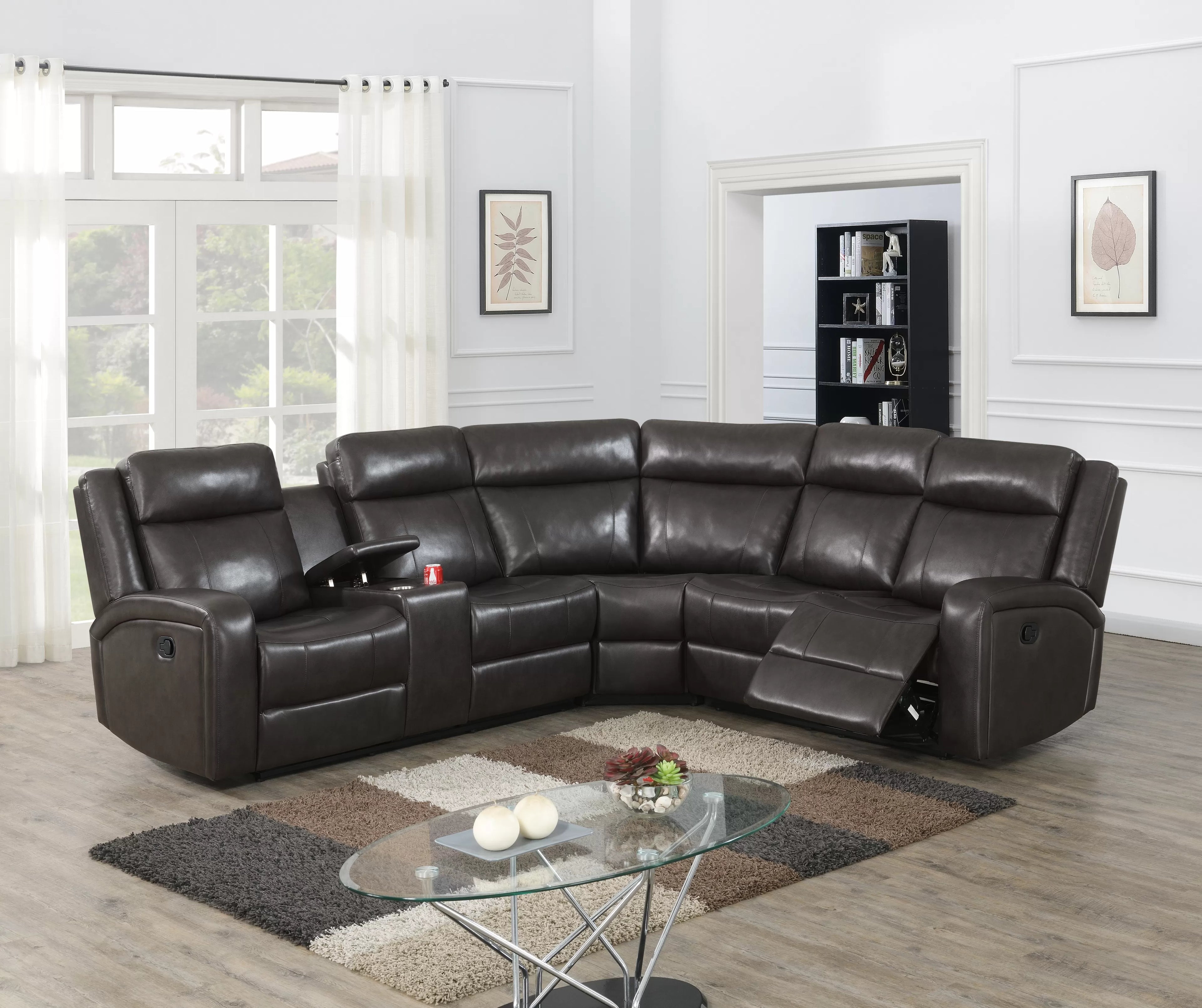 Manual Reclining Sectional ￼